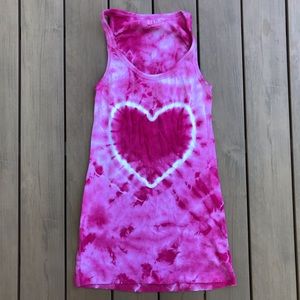 Delia’s Tie Dyed Tank Pink